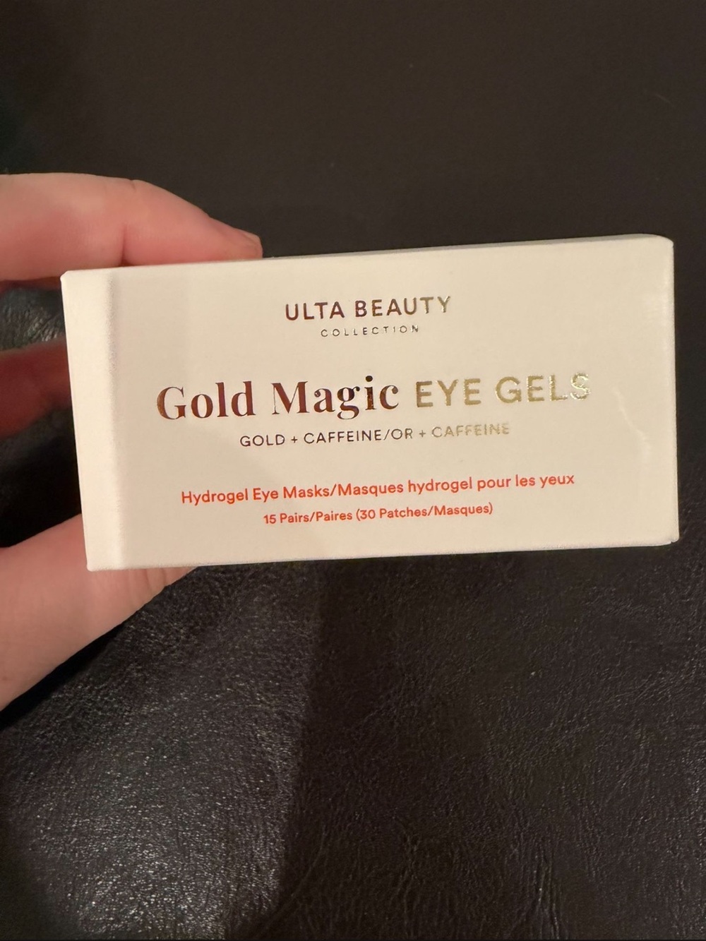 Ulta Beauty Gold Magic Eye Gels - White & Gold Box